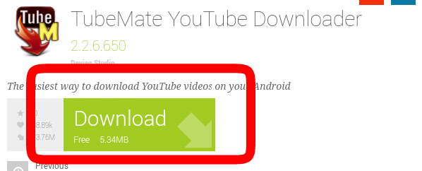 Tubemate チューブメイト の使い方 動画を楽しむandroid アンドロイド ユーザー必見